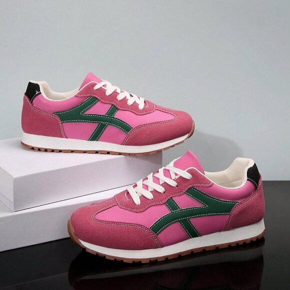 Casual Women's Patchwork Sneakers - Picture 2 of 7